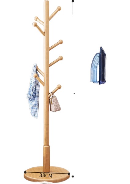 Ahşap Giysi Rafı Yer Rafı (Yurt Dışından)