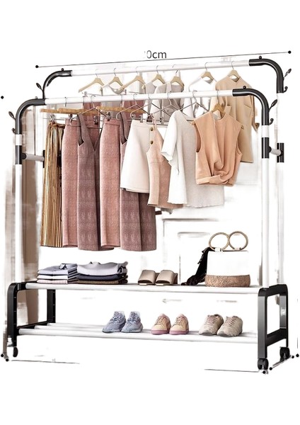 Elbise Askısı Yer Rafı (Yurt Dışından)