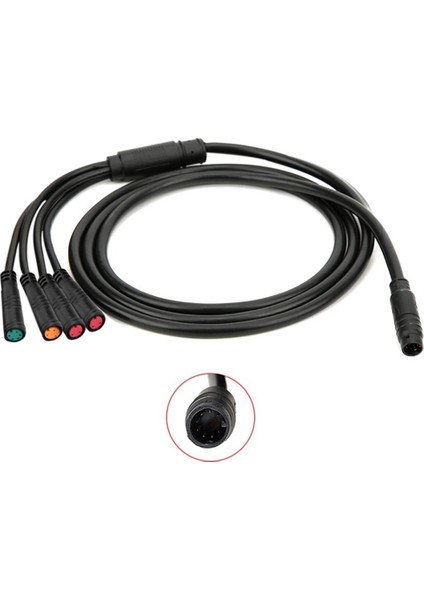 Elektrikli Bisiklet Kontrol Cihazı Gösterge Paneli Bağlantısı Için Su Geçirmez 8pin Ana Kablo 2pın+3pın+5pın Bazı Kt (Yurt Dışından)