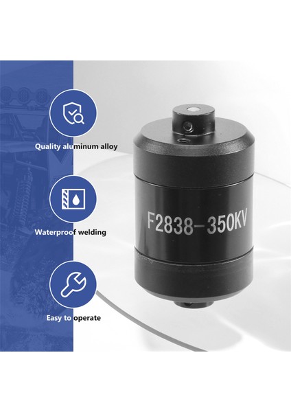 F2838 350KV 3-4s Sualtı Fırçasız Dc Motor 2.4kg Itki 150W IP28 Su Geçirmez Rc Tekne Itici Rov Için (Yurt Dışından)