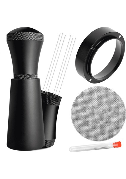 Wdt Tools Espresso Puck Ekranı - 54MM Dozaj Hunisi ve Paslanmaz Çelik Iğneler Kahve Karıştırıcı Dağıtım Aracı (Yurt Dışından)