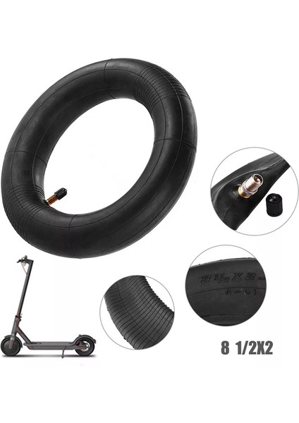 8,5 Inç Evrensel Elektrikli Scooter Lastikleri 8,5x2 Kalınlaştırılmış Kaymaz Aşınmaya Dayanıklı 81/2x2 Iç ve Dış Lastikler (Yurt Dışından) modelleri