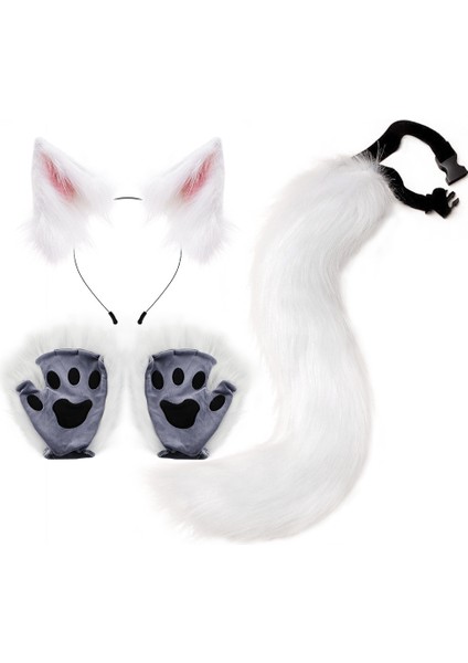 Cos Simülasyon Peluş Tilki Maske Seti (Yurt Dışından)