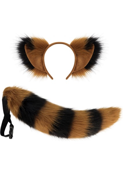 Cos Simülasyon Peluş Tilki Maske Seti (Yurt Dışından)