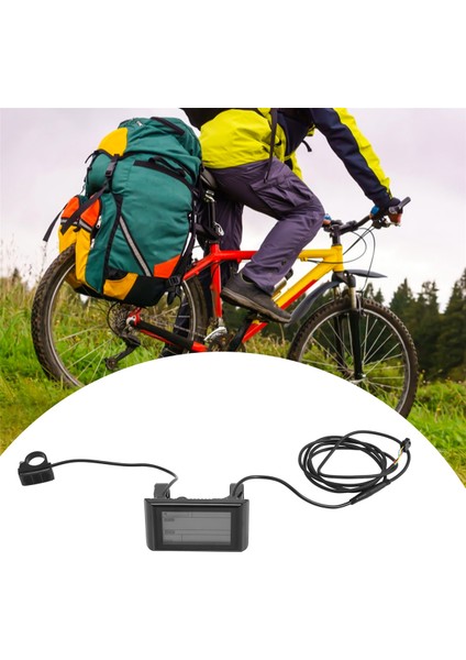 SW900 Ebike LCD Ekran 36 V E-Bisiklet LCD Metre Paneli Ekran Elektrikli Bisiklet Bilgisayarı Için Ebike Aksesuarları (Yurt Dışından)