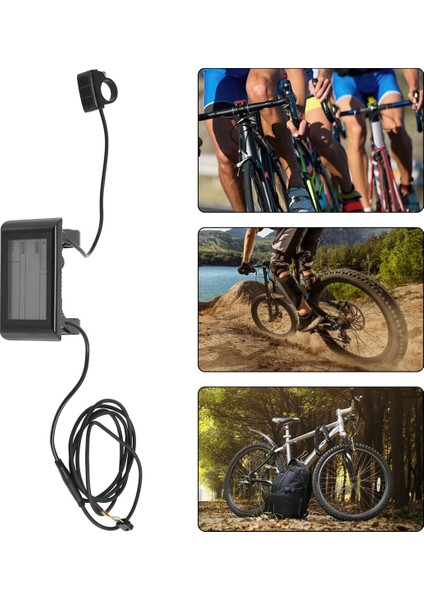 SW900 Ebike LCD Ekran 36 V E-Bisiklet LCD Metre Paneli Ekran Elektrikli Bisiklet Bilgisayarı Için Ebike Aksesuarları (Yurt Dışından)