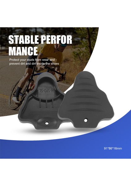 Yol Bisikleti Kilit Kılıfları Bisiklet Ayakkabısı Klipssiz Koruyucu Look Kilit Kılıflarına Uyar Spd-Sl Pedal Sistemleri Için (Yurt Dışından)