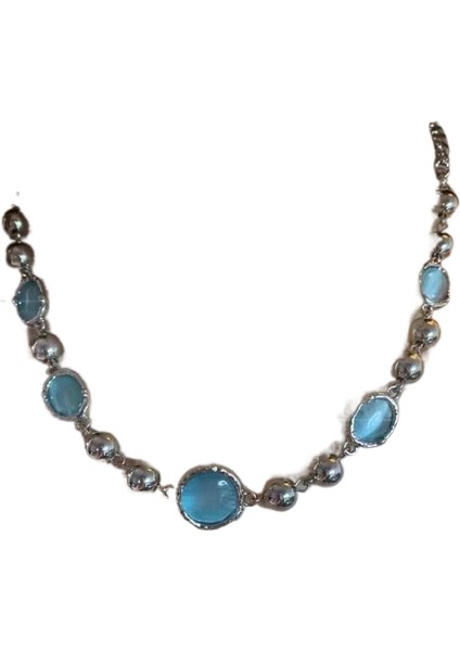 Punk Ağır Ağırlık Çok Katmanlı Püsküllü Yaka Zinciri (Yurt Dışından)