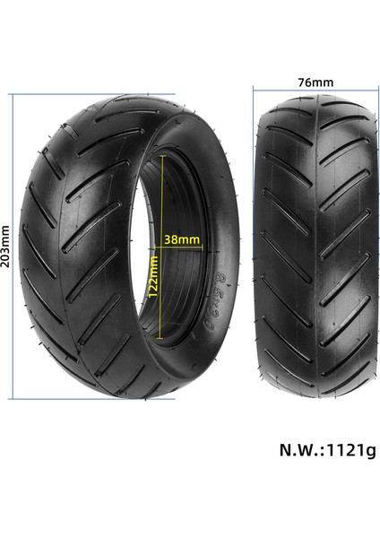 8.5 Inç 8.5x3.0 Elektrikli Scooter Katı Lastik Kugoo X1 Zero 8 Zero 9 Vsett 8 Vsett 9 Elektrikli Scooter Aksesuarları (Yurt Dışından) modelleri