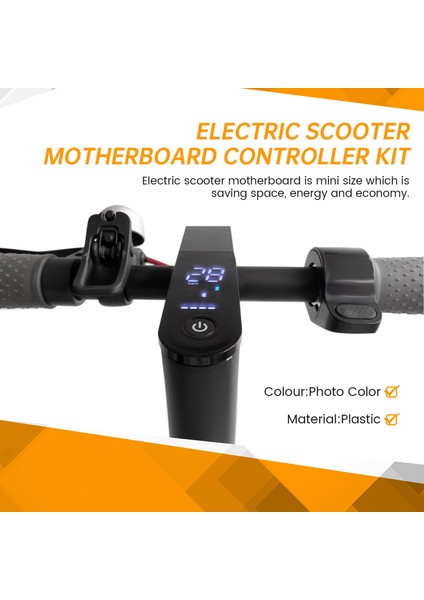 Elektrikli Scooter Anakart Kontrol Ünitesi Güç Kaynağı Bt Dijital Ekran Hızlandırıcı Ön Işık Xiaomi M365 Pro Parçası (Yurt Dışından)