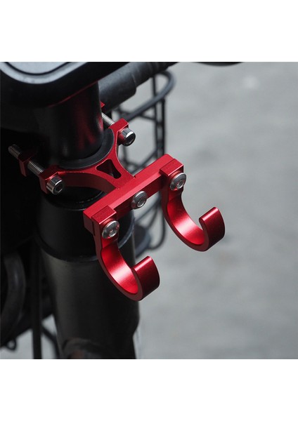 Elektrikli Scooter Kancaları Bisiklet Rafı Boru Depolama Askı Tokası Kancaları Ebikes Taşınabilir Çift Kask Rafı Siyah (Yurt Dışından)