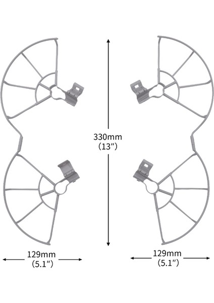 Mini 3 Pro Için Pervane Koruyucu / Mini Pervane Koruyucu Kanat Fan Koruyucu Kapak Aksesuarları (Yurt Dışından) indirimleri