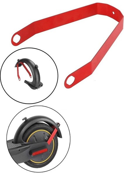Segway Ninebot Max G30 Elektrikli Scooter Için Arka Çamurluk Seti, Çamurluk Desteği Kırmızı Braket Değiştirme Kitleri (Yurt Dışından)