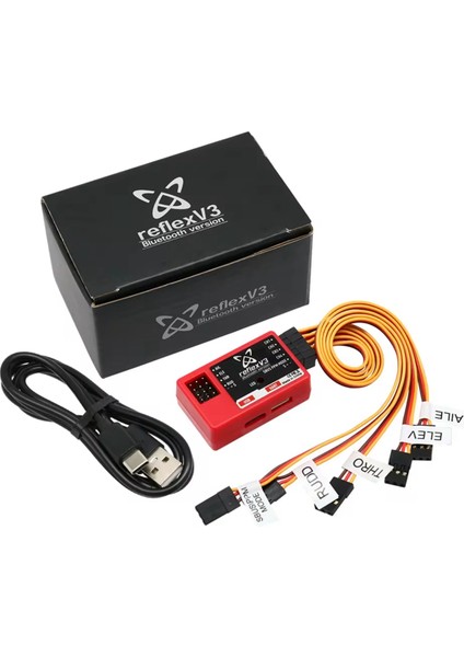 Fms Reflex V3 Uçuş Kontrolörü Gyro Sabitleyici Rc Uçak Warbird Sabit Işlevsellik Iha Helikopter (Yurt Dışından)