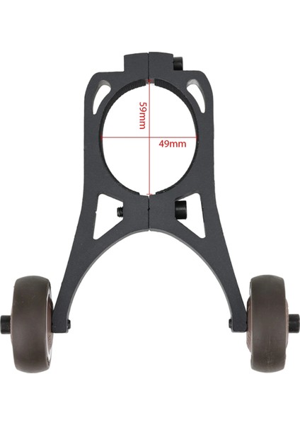El Üstü Yardımcı Tekerlek Braketi Katlanır Braket Tekerlek Xiaomi M365 1s Pro Elektrikli Scooter Ninebot F40 F30 F25 (Yurt Dışından)