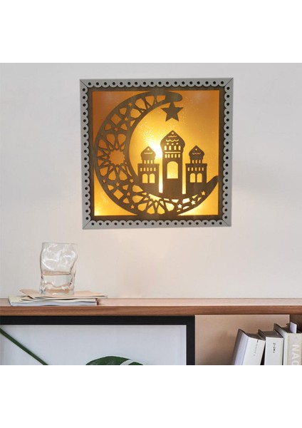 1 Ahşap Eid Mubarak Dekoru Festivali Romantik 5 (Yurt Dışından) indirimleri