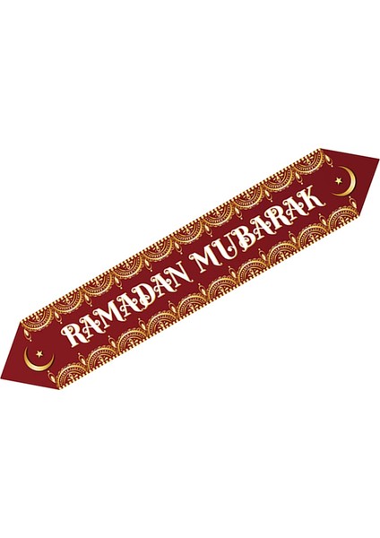 Düğün Kadın Kırmızı Için Altın ile Eid Mubarak Şucusu (Yurt Dışından)