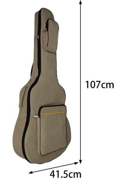 Gig Bag Taşınabilir Su Geçirmez 41 "akustik Taşıma Çantası (Yurt Dışından)