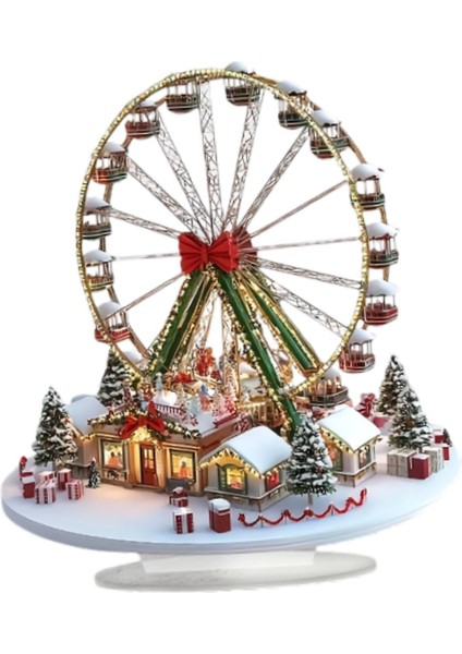Köşe Ev Tatili Için Akrilik Noel Dekoru (Yurt Dışından) modelleri