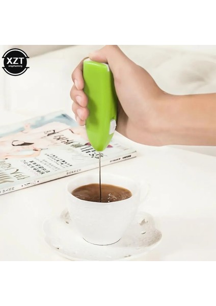 Yeşil Elektrikli Yumurta Çırpıcı USB Şarj Kahve Mikser Şarj Edilebilir Süt Çalkalayıcı Makinesi Frother Foamer El 3 Hız Ayarlanabilir Blender (Yurt Dışından)