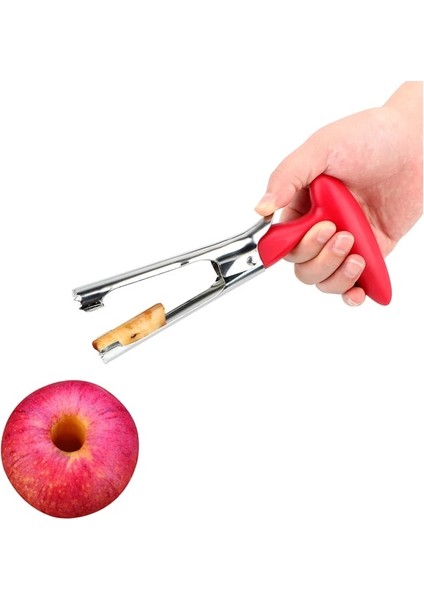 Kırmızı Büküm Çekirdek Tohum Sökücü Paslanmaz Çelik Armut Elma Oyacağı Mutfak Gadget Araçları Sebze Çekirdeği Kaldırıldı (Yurt Dışından)
