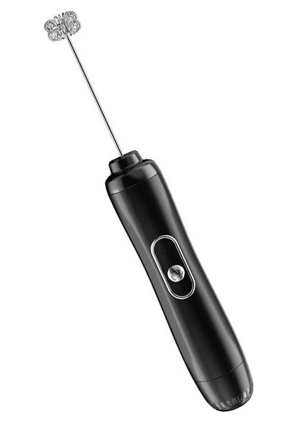 Siyah 1 Adet El Elektrikli Süt Köpürtücü Yumurta Çırpıcı Makinesi Mutfak Içecek Köpürtücü Mikser Kahve Kreması Çırpma Köpüklü Karıştırma Araçları (Yurt Dışından)