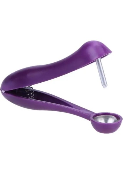 Mor 1 Adet Kiraz Çekirdeği Kaldır Meyve Zeytin Çukuru Aracı Tohum Araçlar Stoner Tart Pitter Sökücüler Yaratıcı Mutfak Meyve Sebze Araçları (Yurt Dışından)
