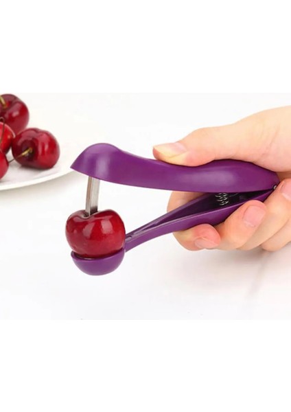 Mor 1 Adet Kiraz Çekirdeği Kaldır Meyve Zeytin Çukuru Aracı Tohum Araçlar Stoner Tart Pitter Sökücüler Yaratıcı Mutfak Meyve Sebze Araçları (Yurt Dışından) modelleri