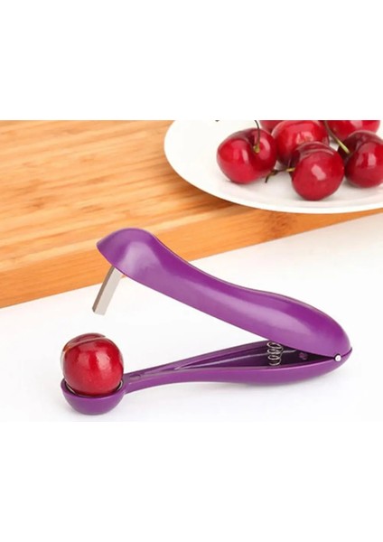Mor 1 Adet Çok Fonksiyonlu Kiraz Pitter Aracı Meyve Çekirdeği Çıkarıcı Zeytin Çekirdek Tart Çukur Tohum Kaldırmak Gadget Stoner Mutfak Aksesuarları (Yurt Dışından) indirimleri