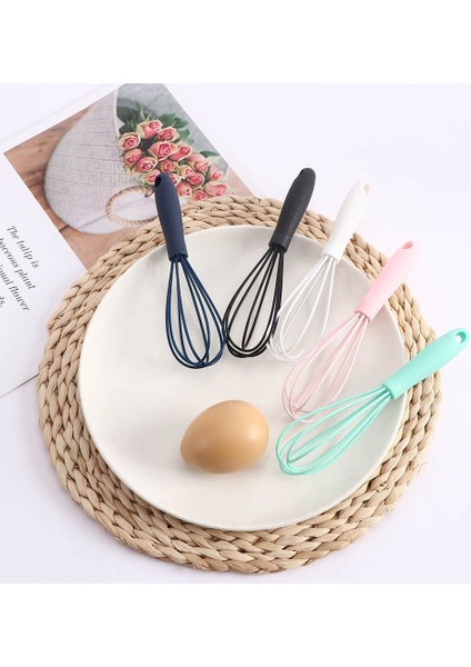 Lacivert Gıda Sınıfı Silikon Renkli Yumurta Çırpma Uygun Manuel Döner Çikolata Mikser Mutfak Pişirme Krem Tereyağı Çırpıcı (Yurt Dışından) fiyatları