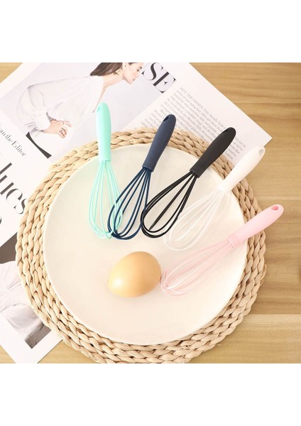 Lacivert Gıda Sınıfı Silikon Renkli Yumurta Çırpma Uygun Manuel Döner Çikolata Mikser Mutfak Pişirme Krem Tereyağı Çırpıcı (Yurt Dışından) indirimleri