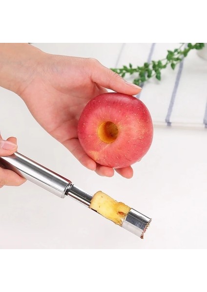 L 1 Adet Paslanmaz Çelik Elma Oyacağı Meyve Çekirdeği Çekirdek Sökücü Armut Elma Oyacağı Ekme Makinesi Dilimleme Bıçağı Mutfak Gadget Meyve Sebze Aracı (Yurt Dışından)