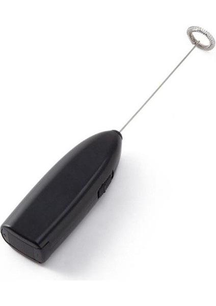 Siyah 1 Pc El Elektrikli Yumurta Çırpıcı Karıştırma Çubuğu Paslanmaz Çelik Süt Kahve Köpürtücü Ev Mini Kahve Süt Çay Karıştırıcı Mutfak Gadget (Yurt Dışından)