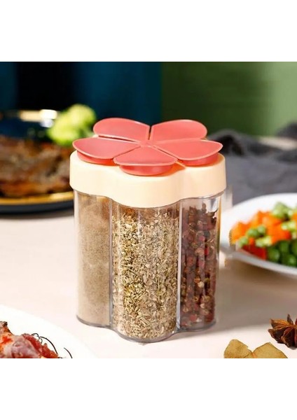Yeşil 5 In 1 Baharat Baharat Şişesi Mühürlü Nem Geçirmez Kapaklı Baharat Kavanoz Çok Fonksiyonlu Mutfak Baharat Kabı Mutfak Aletleri (Yurt Dışından) modelleri