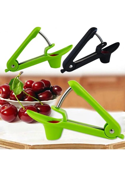 Yeşil Tart Verimli Pres Tasarımı Tek Elle Kullanılan Kiraz Pitter Aracı Lezzetli Kiraz Tarifleri Için Çukurları Güvenle Çıkarın (Yurt Dışından) modelleri