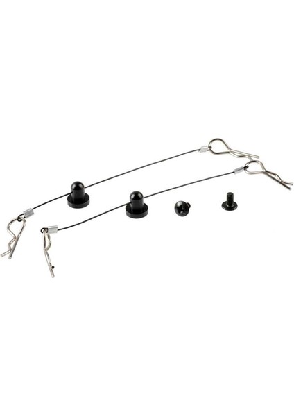2 Adet Anti-Kayıp Vücut Kabuk Tel Tutucu Pin Traxxas/hsp/arram/eksenel Ecx 1/10 Rc Araba Yedek Kırmızı (Yurt Dışından) modelleri