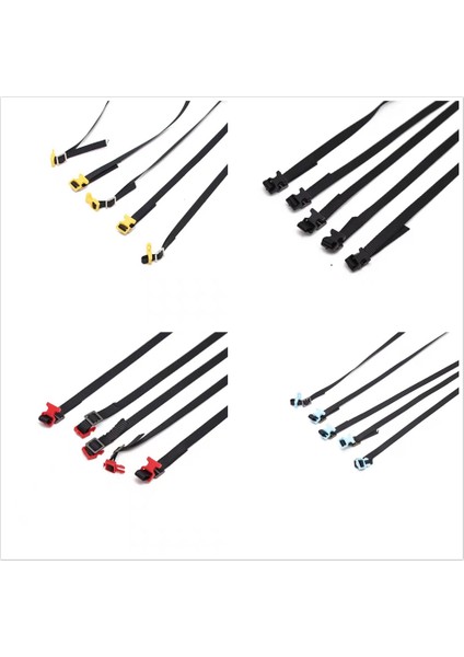 10 Adet Rc Araba Çatı Bagaj Rafı Halat Süslemeleri Askı 1/10 Rc Paletli Araba Eksenel SCX10 Traxxas Trx4 RC4WD D90 CC01,2 (Yurt Dışından)