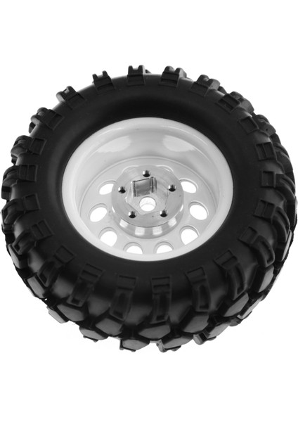 4 Adet 93MM Metal 1.9 Inç Beadlock Jant Lastik Lastik Seti 1/10 Rc Paletli Araba Traxxas, 10 Delik 12MM Adaptör, Siyah (Yurt Dışından)
