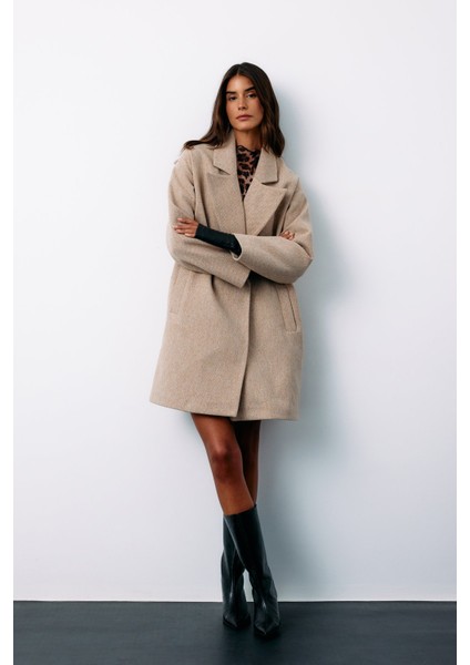 Desenli Kısa Kaban - Camel indirimleri