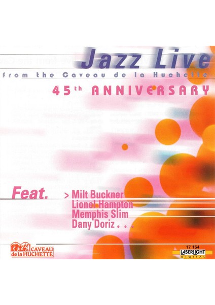 Various ‎– Jazz Live From The Caveau De La Huchette CD