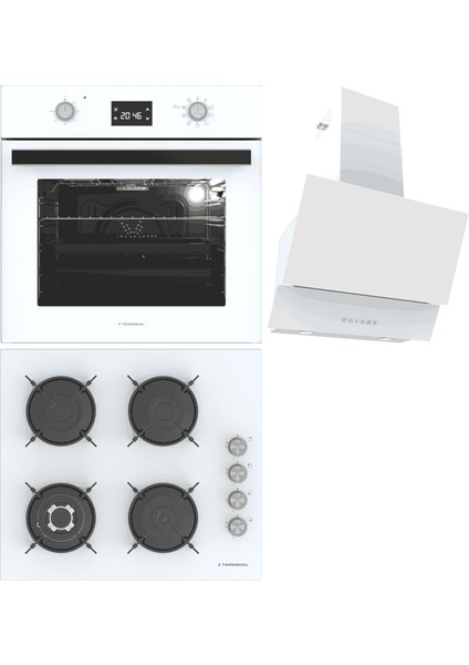 Ankastre Set (Bo O6555C W + Bh P6194C W + Argemon WW60)