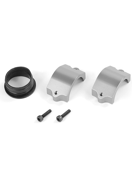Cnc Metal Rezonans Boru Kelepçesi Kiti Için 1/5 Hpi Rofun Baha Rovan King Motor Baja 5b 5t Rc Araba Yarış Oyuncakları Parçaları, Gümüş (Yurt Dışından)