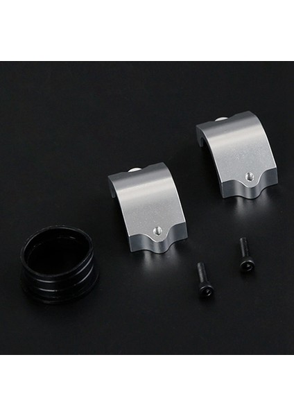 Cnc Metal Rezonans Boru Kelepçesi Kiti Için 1/5 Hpi Rofun Baha Rovan King Motor Baja 5b 5t Rc Araba Yarış Oyuncakları Parçaları, Gümüş (Yurt Dışından)