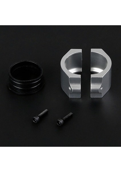 Cnc Metal Rezonans Boru Kelepçesi Kiti Için 1/5 Hpi Rofun Baha Rovan King Motor Baja 5b 5t Rc Araba Yarış Oyuncakları Parçaları, Gümüş (Yurt Dışından)
