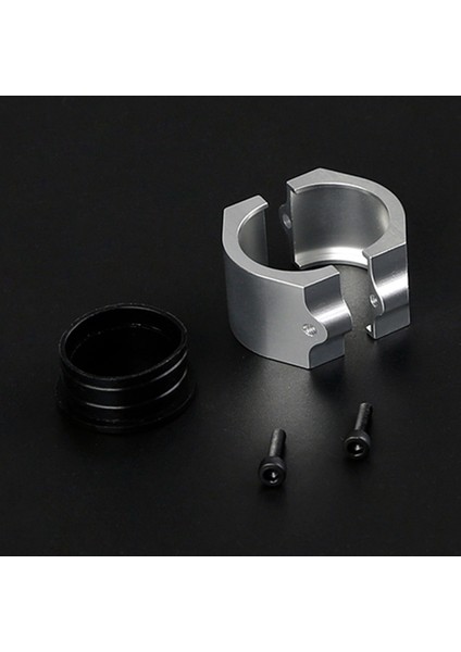 Cnc Metal Rezonans Boru Kelepçesi Kiti Için 1/5 Hpi Rofun Baha Rovan King Motor Baja 5b 5t Rc Araba Yarış Oyuncakları Parçaları, Gümüş (Yurt Dışından)