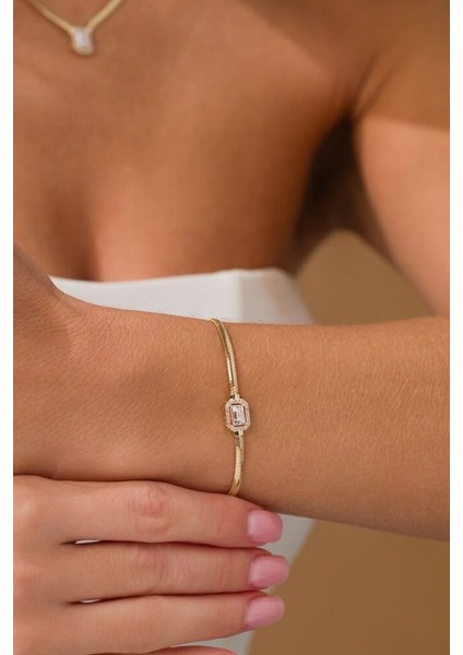 Balık Sırtı Altın Baget Bileklik modelleri