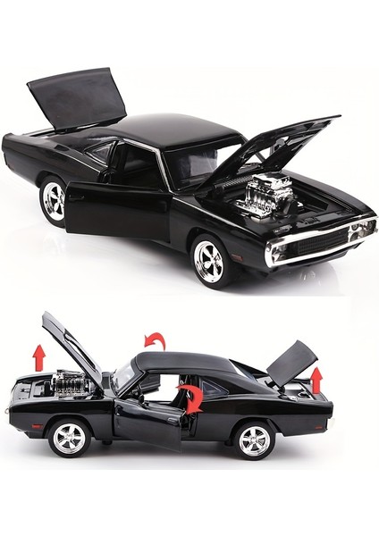1/32 Dodge Challenger Metal Işıklı Sesli Oyuncak Model Araba (Yurt Dışından) fiyatları