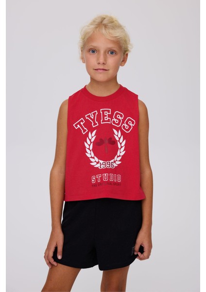 Kız Çocuk Kırmızı Tshirt