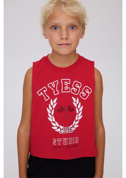 Kız Çocuk Kırmızı Tshirt
