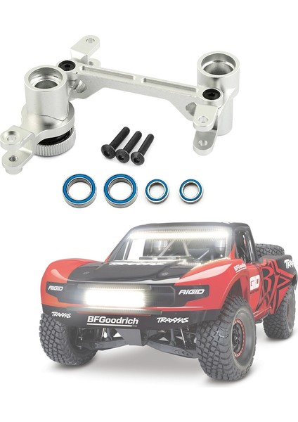 Metal Direksiyon Bileşenleri Direksiyon Düzeneği 8543 Traxxas Udr Sınırsız Desert Racer 1/7 Rc Araba Yükseltme Parçaları, Gümüş (Yurt Dışından)